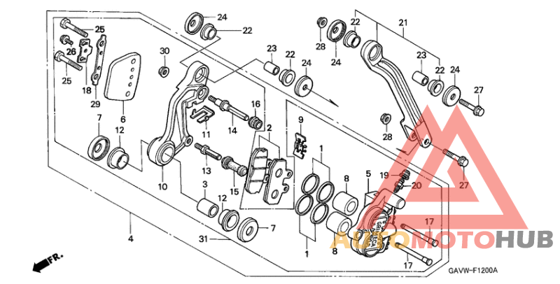 Передний суппорт
