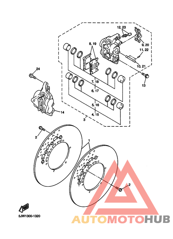 Передний суппорт