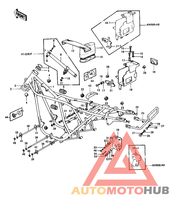 Frame/frame fittings