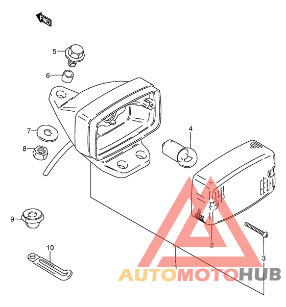 Задний фонарь