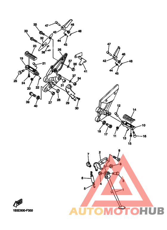 Support & repose pied