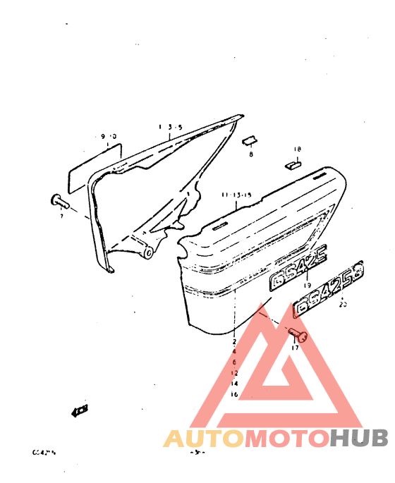 Обтекатель задний