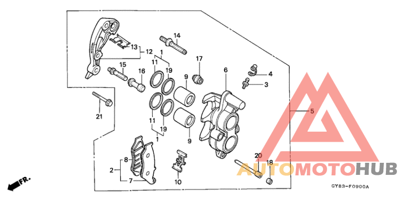 Передний суппорт