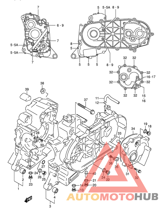 Картер двигателя