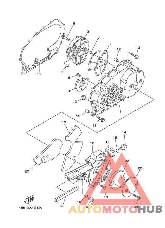 Крышка картера двигателя