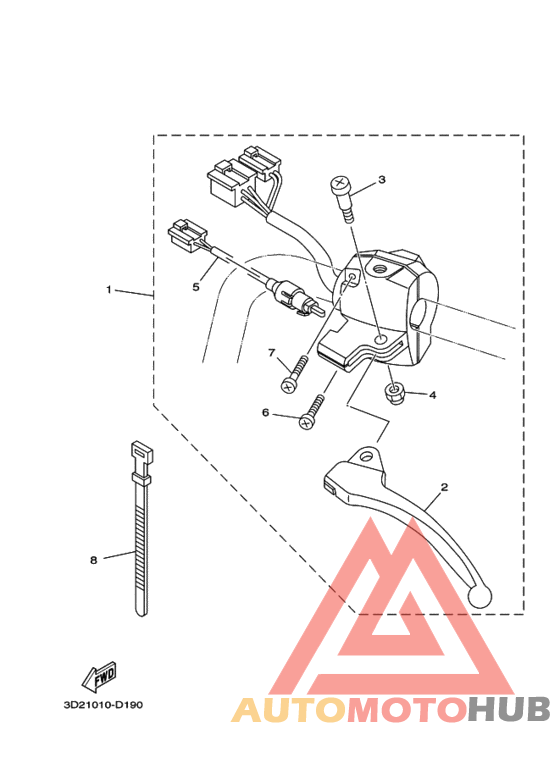 Переключатель руля рычаг