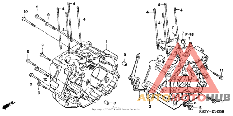 Картер двигателя