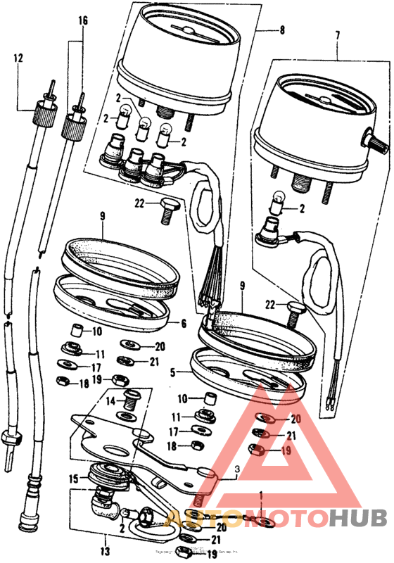 Speedometer + tachometer k5