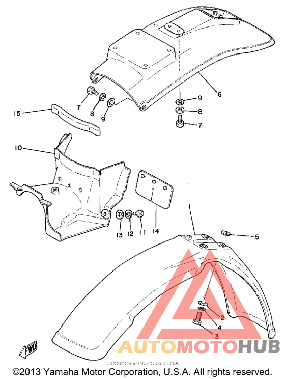 Front fender - rear fender