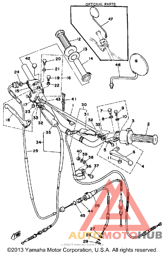 Руль -тросы