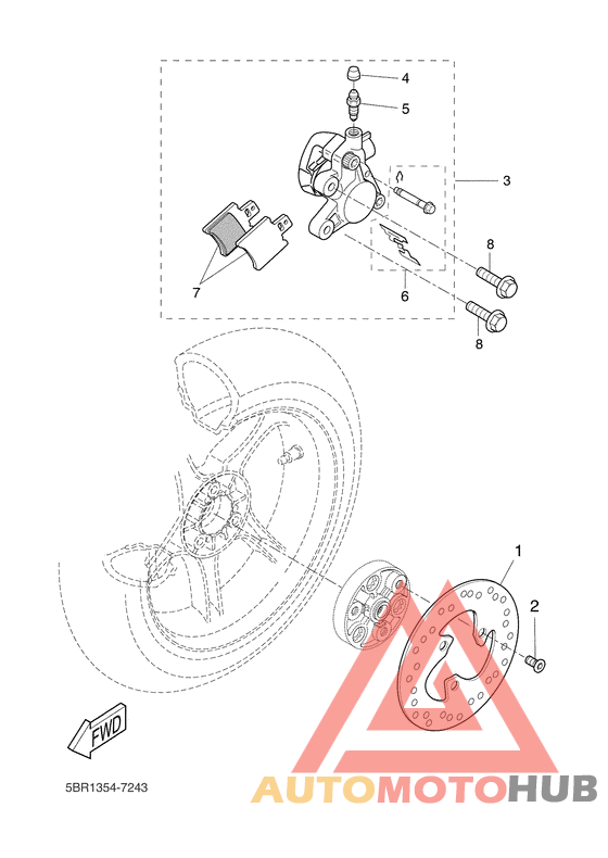 Задний суппорт