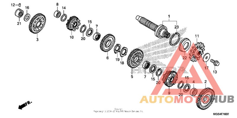 Transmission (nc700xd) (countershaft)