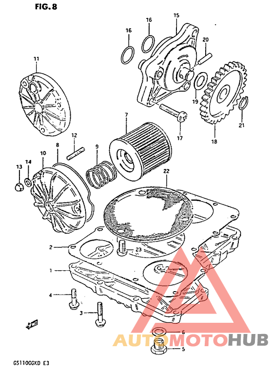 Oil pump - oil filter