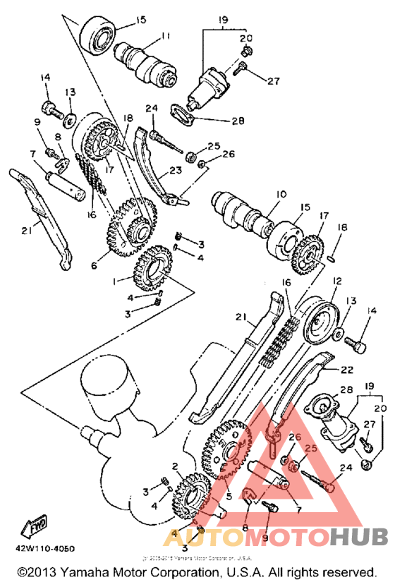 Цепь механизма газораспределения
