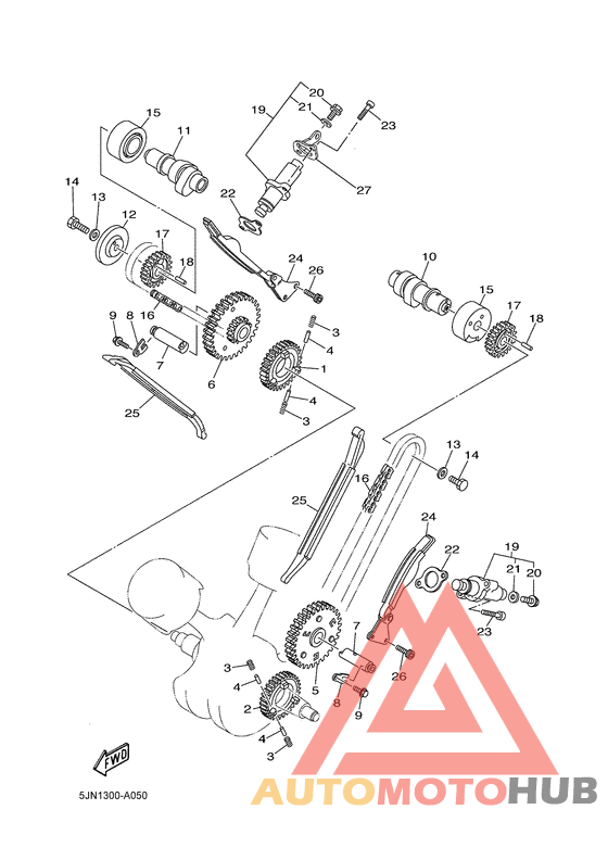 Camshaft. chain
