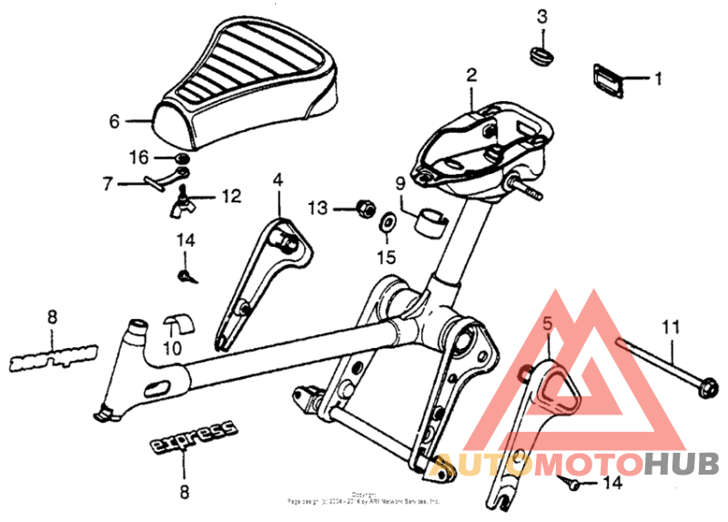 Frame + seat