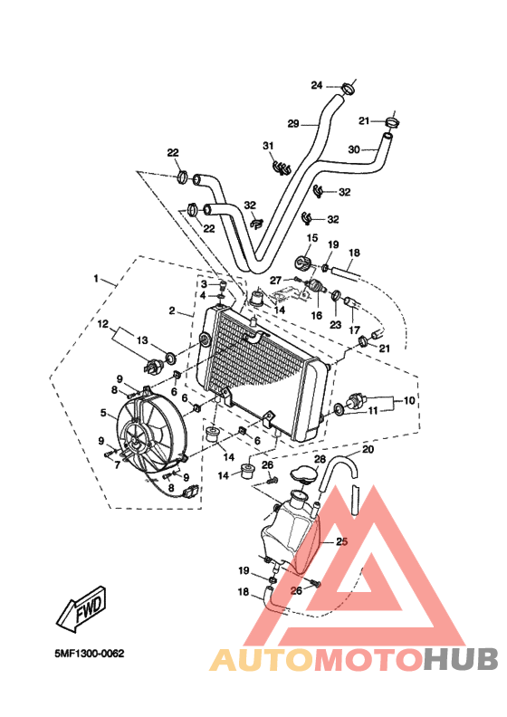 Радиатор и шланг