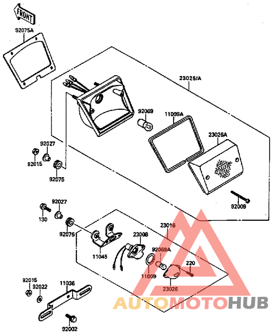 Taillight unit ass`y