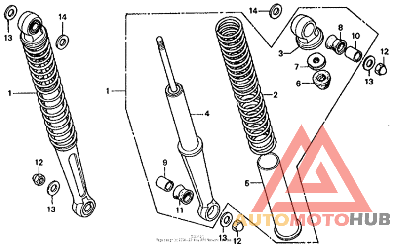 Rear shock absorber k4-79