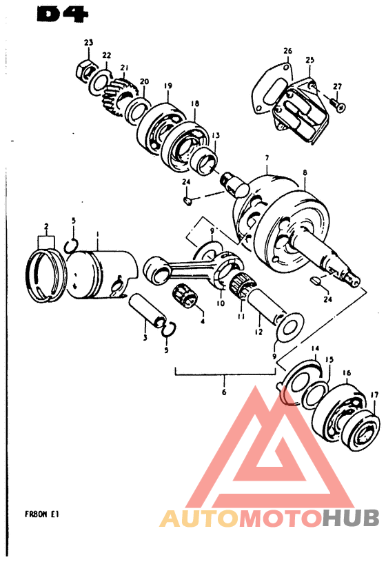 Вал коленчатый