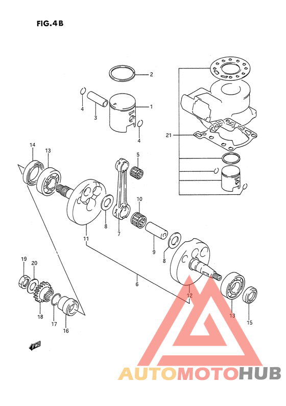 Вал коленчатый