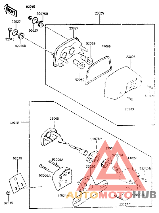 Taillight unit ass`y