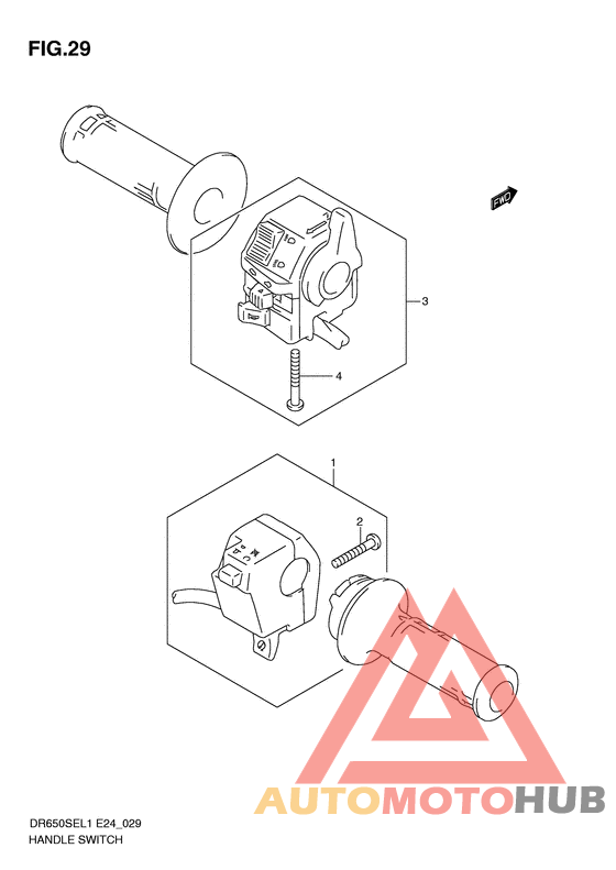 Рулевой переключатель