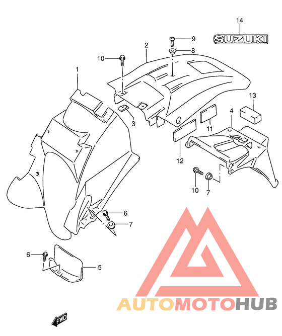 Заднее крыло