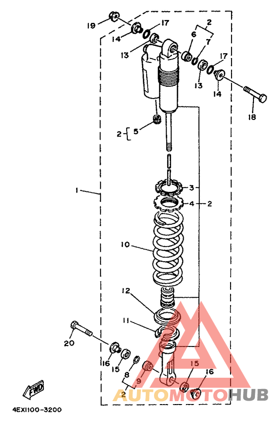 Rear arm. suspension