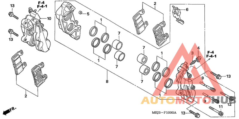 Передний суппорт