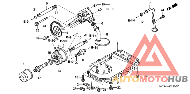 Oil pump + oil pan