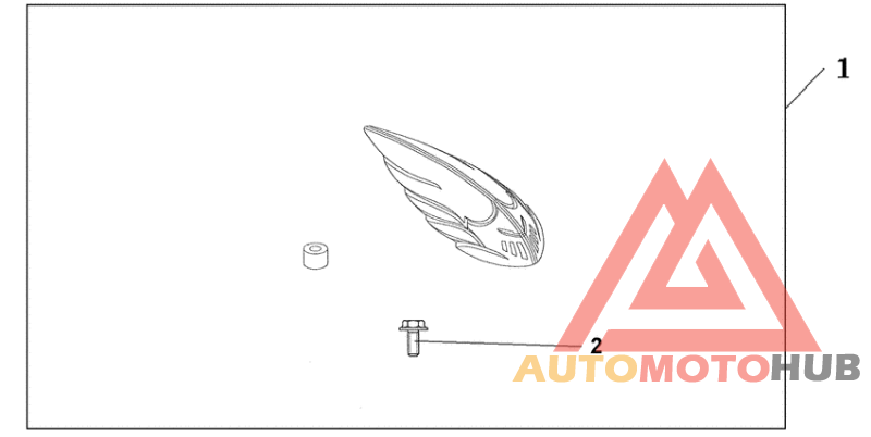 Front mudguard ornament