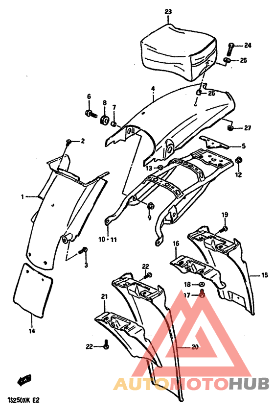 Заднее крыло