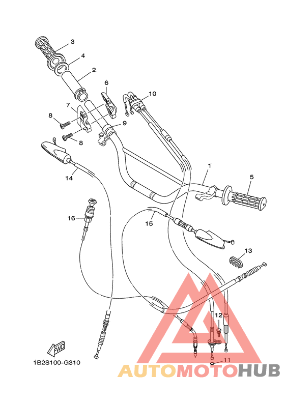 Steering handle & cable