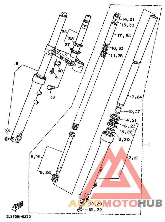 Передняя вилка