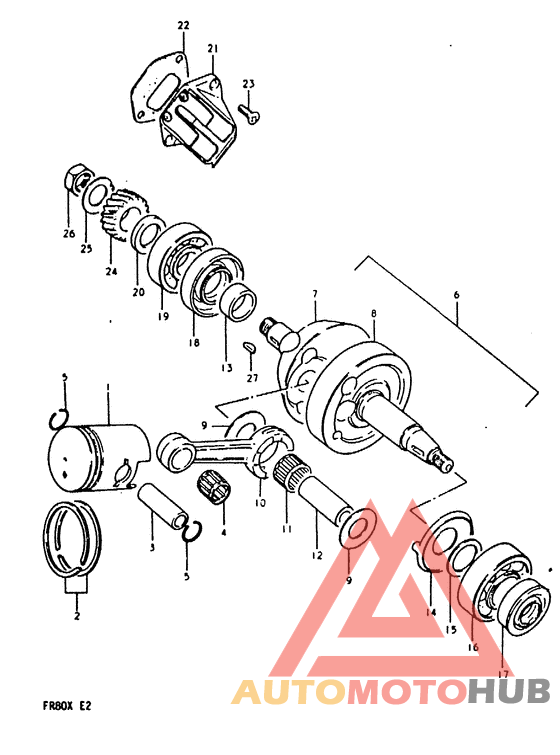 Вал коленчатый