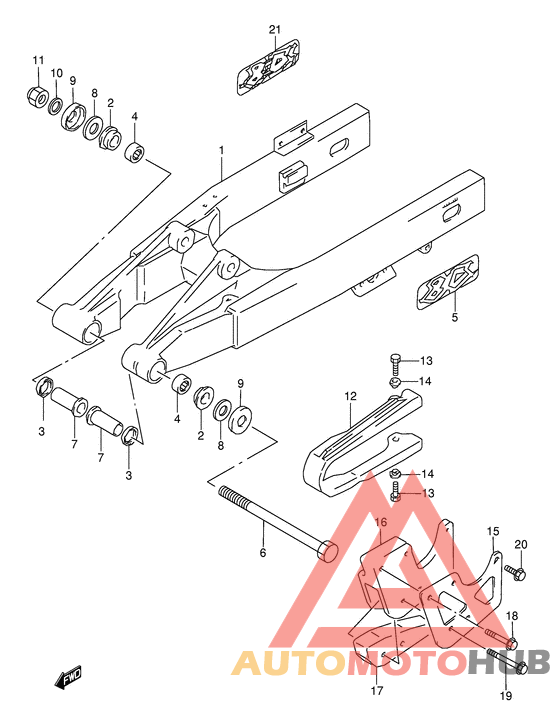 Маятник задний