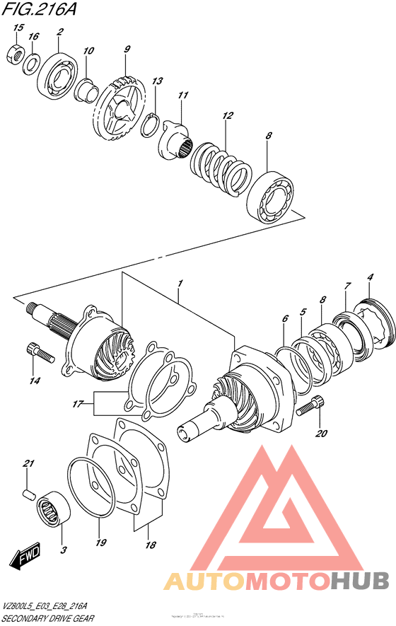 Secondary Drive Gear