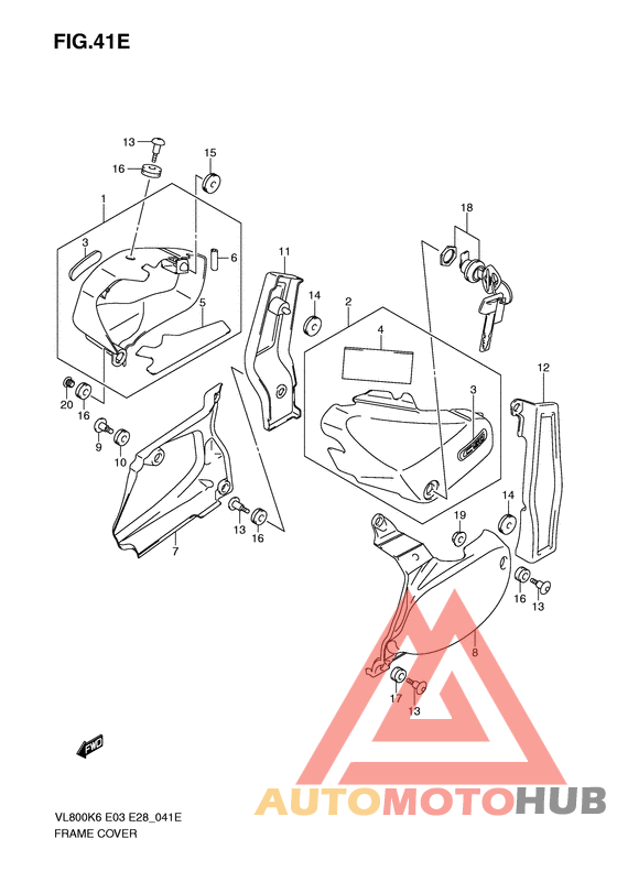 Обтекатель задний