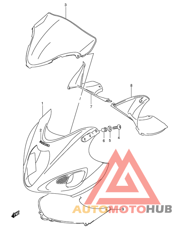 Cowling body