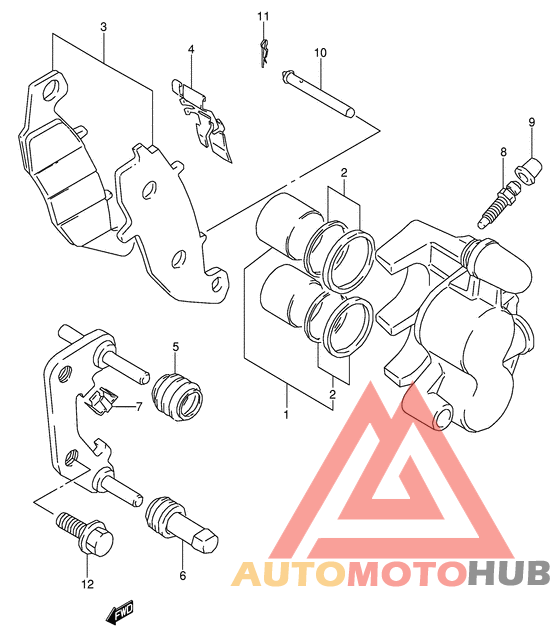 Передний суппорт