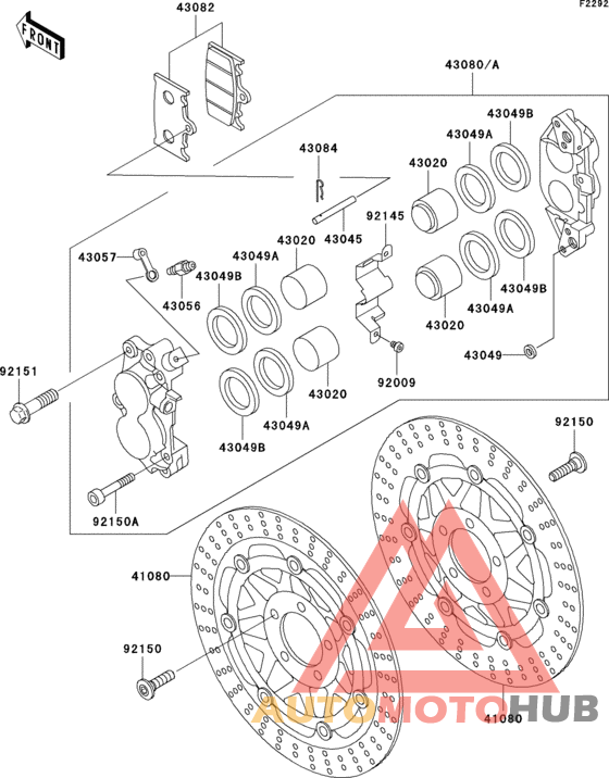 Front brake(e10-e12)