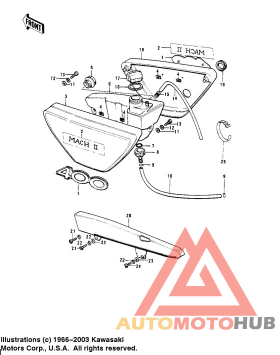 Side covers/oil tank/chain cover