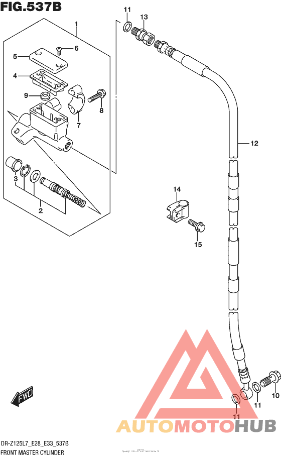 Front Master Cylinder (Dr-Z125L E33)