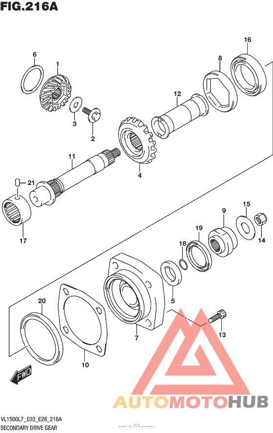 Secondary Drive Gear