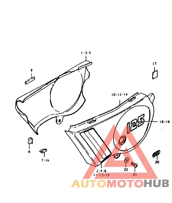 Обтекатель задний