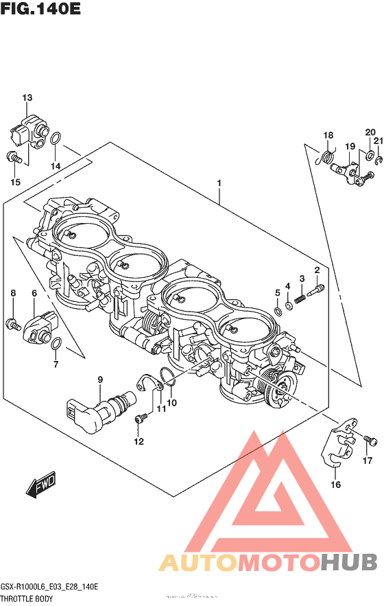 Throttle Body (Gsx-R1000Al6 E33)