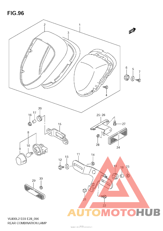 Rear Combination Lamp (Vl800T  E33)