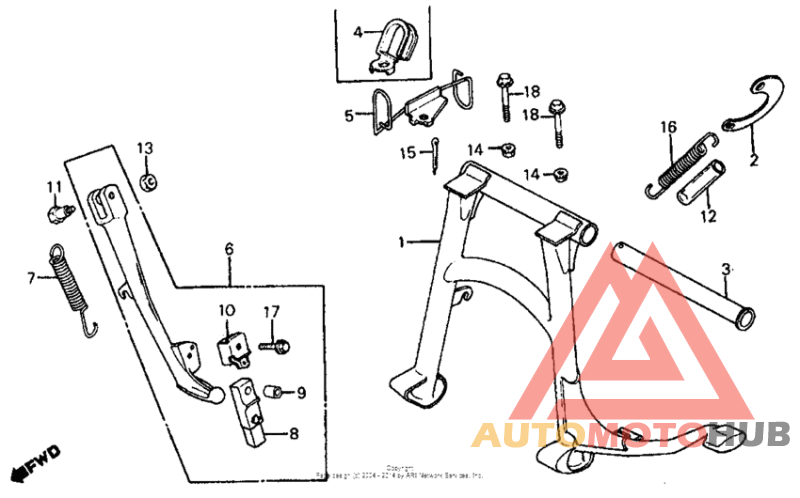 Side stand + main stand