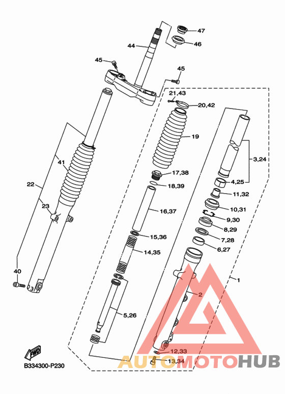 Передняя вилка